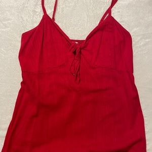Red Dressy Tank